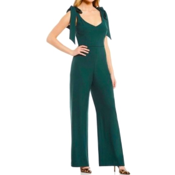 Gianni Bini Pants - NWT- Gianni Bini Evergreen Wide leg Jumpsuit